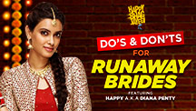 Do's & Dont's For A Runaway Brides